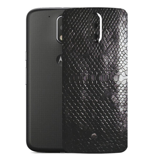 Motorola Phone Skins (All Models) - Black Snack Leather - Matte Finish (M-147) Motorola Moto G4