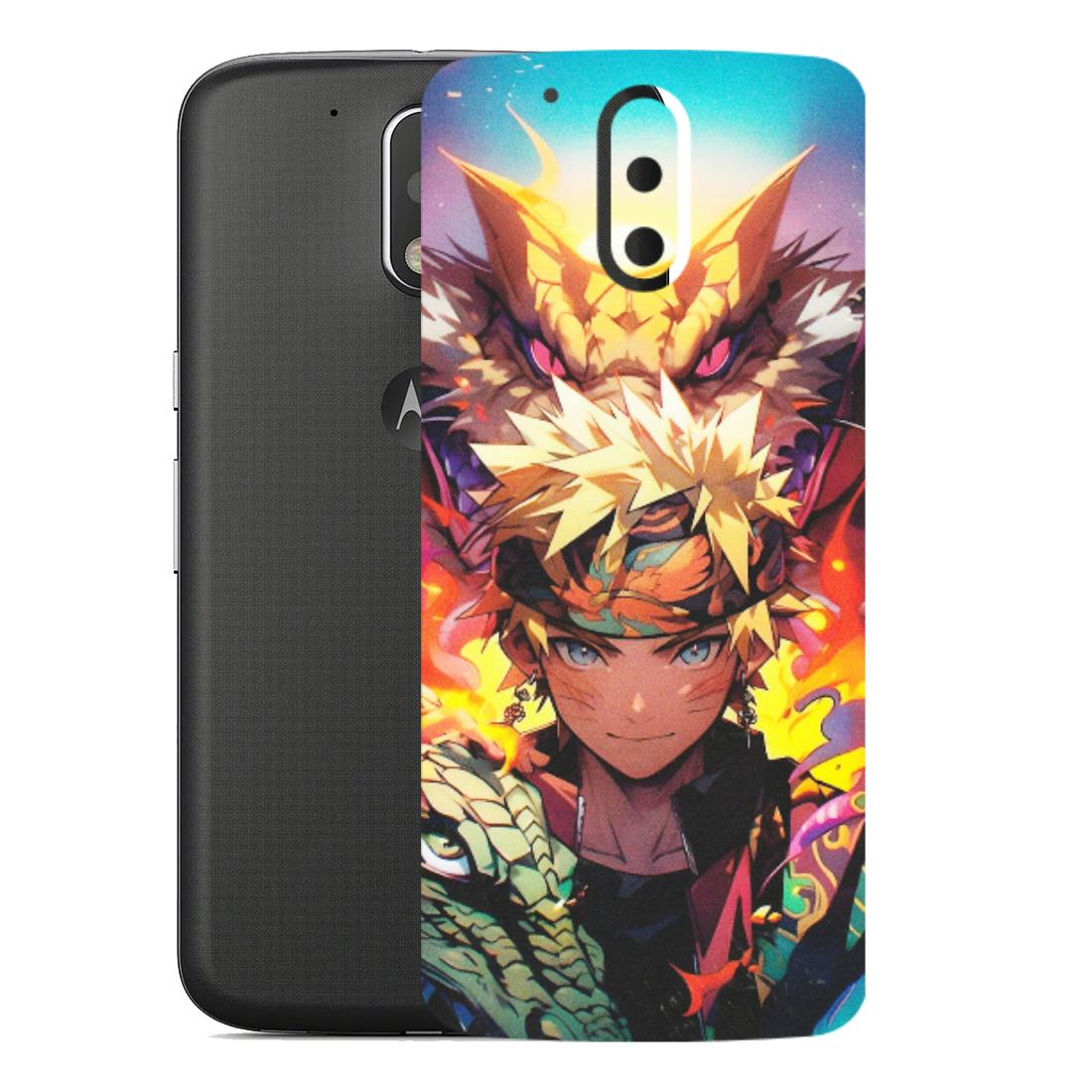Motorola Phone Skins (All Models) - Angry Naruto Anime - Matte Finish (M-148) Motorola Moto G4