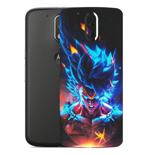Motorola Phone Skins (All Models) - Angry Goku Dragon Ball Anime - Matte Finish (M-150) Motorola Moto G4