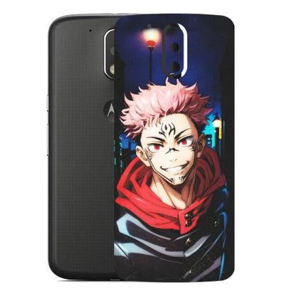 Motorola Phone Skins (All Models) - Yuji Itadori Funny Face Anime - Matte Finish (M-152) Motorola Moto G4