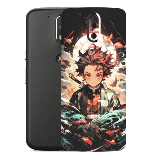 Motorola Phone Skins (All Models) - Tanjiro Demon Slayer Anime - Matte Finish (M-158) Motorola Moto G4