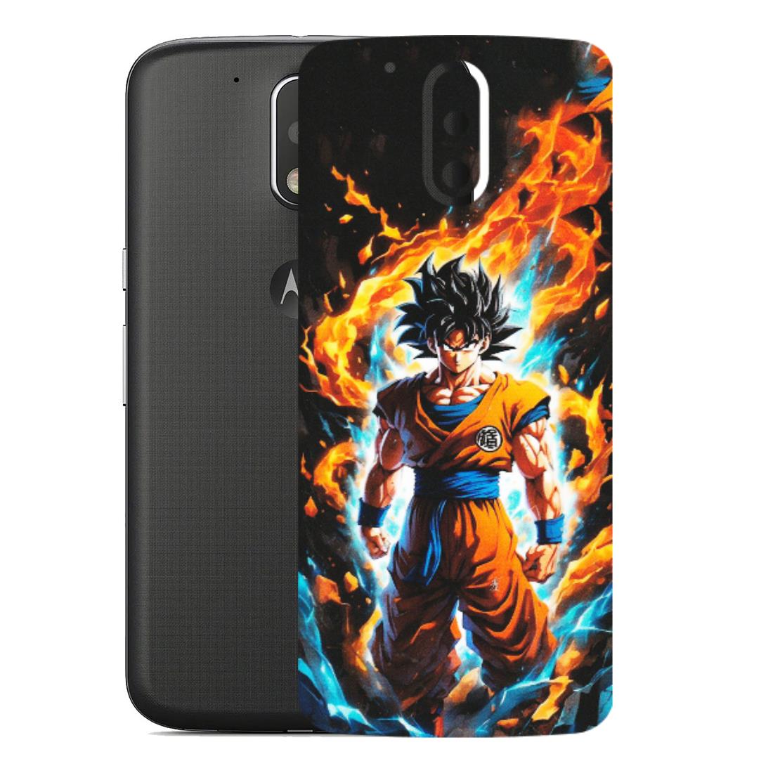 Motorola Phone Skins (All Models) - Goku Transformation Anime - Matte Finish (M-159) Motorola Moto G4