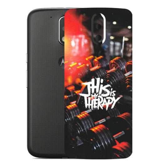 Motorola Phone Skins (All Models) - GYM Lover Therapy - Matte Finish (M-160) Motorola Moto G4