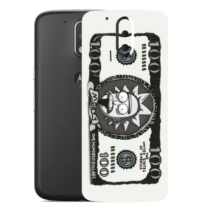 Motorola Phone Skins (All Models) - Rick And Morty Hundred Dollar Anime - Matte Finish (M-161) Motorola Moto G4