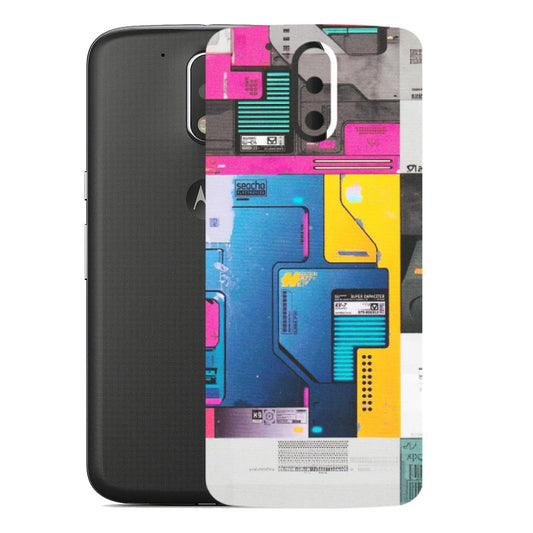 Motorola Phone Skins (All Models) - Colourfull Motherboard Internals - Matte Finish (M-55) Motorola Moto G4