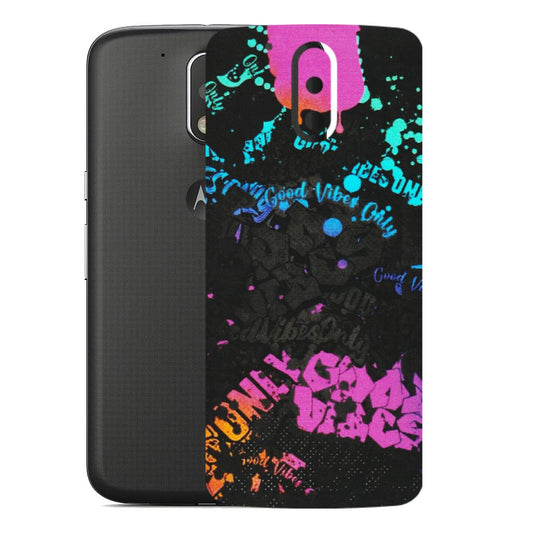 Motorola Phone Skins (All Models) - Majestic Black Vibes - Matte Finish (M-62) Motorola Moto G4