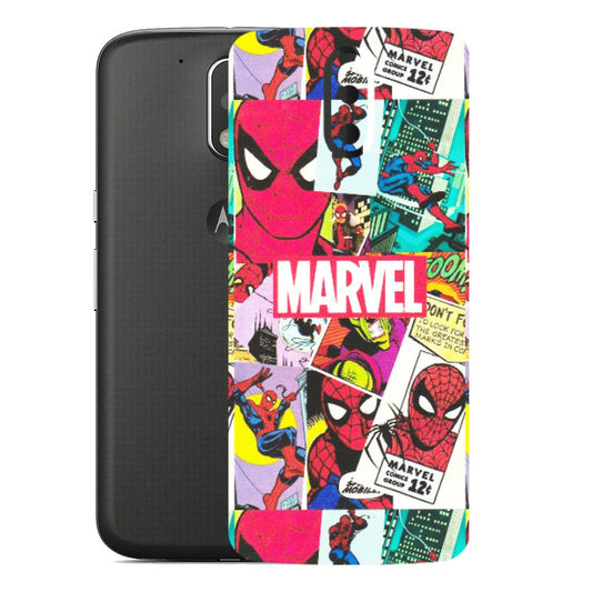 Motorola Phone Skins (All Models) - Marvel Comic Spiderman Grafitti - Matte Finish (M-72) Motorola Moto G4