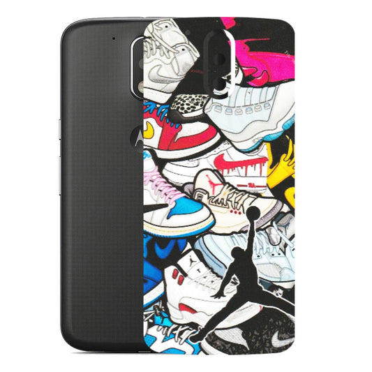 Motorola Phone Skins (All Models) - Jordan Sneakers Fan - Matte Finish (M-80) Motorola Moto G4