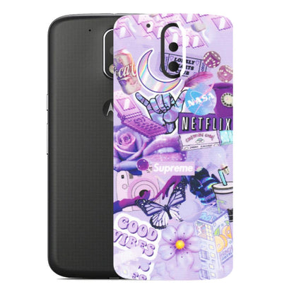 Motorola Phone Skins (All Models) - Supreme Purple Magic - Matte Finish (M-88) Motorola Moto G4