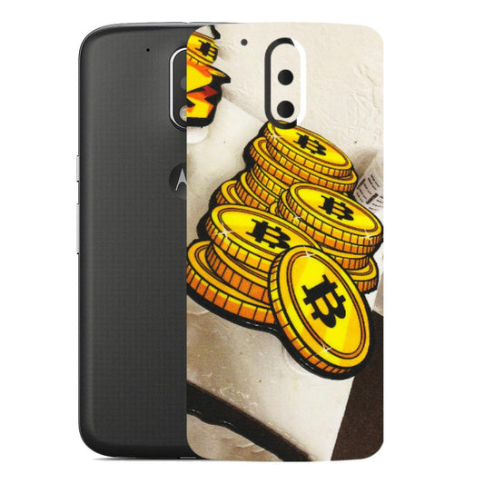 Motorola Phone Skins (All Models) - Billionaire Bitcoin Collection - Matte Finish (M-92) Motorola Moto G4