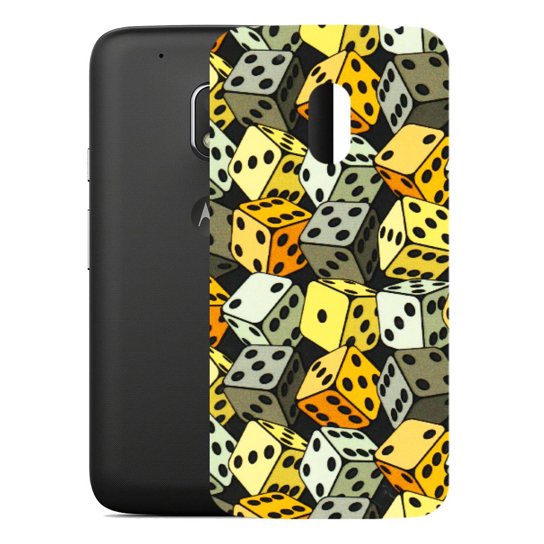 Motorola Phone Skins (All Models) - Dices Of Life - 3D Embossed Finish (L-04) Motorola Moto G4 Play
