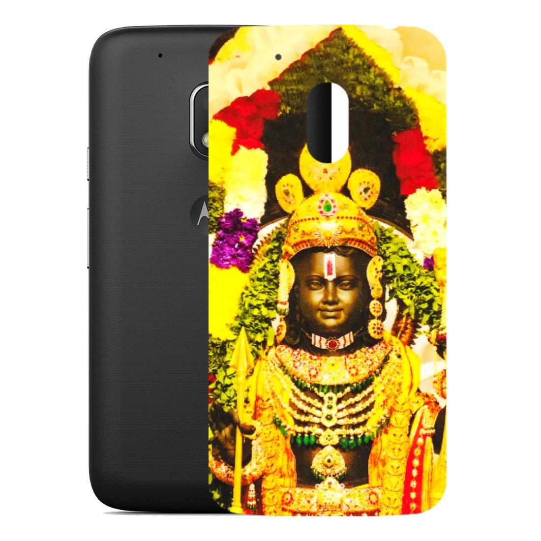 Motorola Phone Skins (All Models) - Ram Lalla Ayodhya - 3D Embossed Finish (L-103) Motorola Moto G4 Play