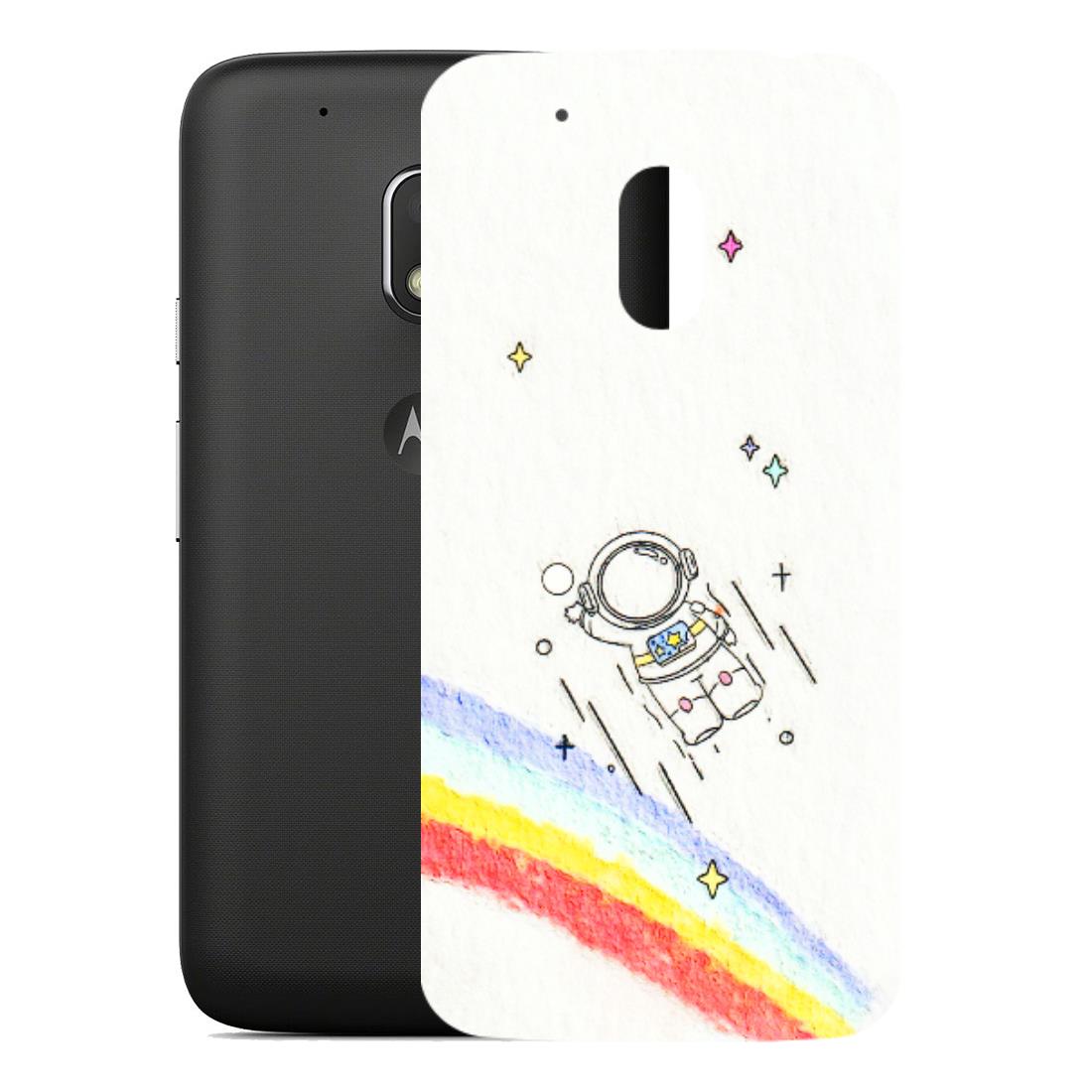 Motorola Phone Skins (All Models) - Milkyway Astronaut - 3D Embossed Finish (L-110) Motorola Moto G4 Play
