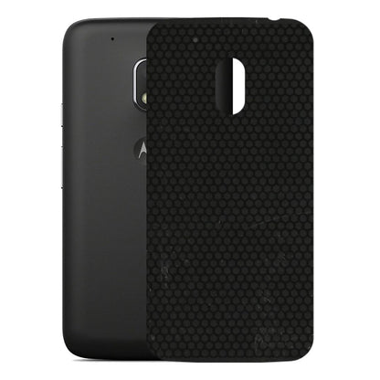 Motorola Phone Skins (All Models) - Black honeycomb - 3D Embossed Finish (L-114) Motorola Moto G4 Play