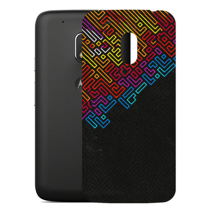 Motorola Phone Skins (All Models) - Dotme Pattern Art - 3D Embossed Finish (L-121) Motorola Moto G4 Play