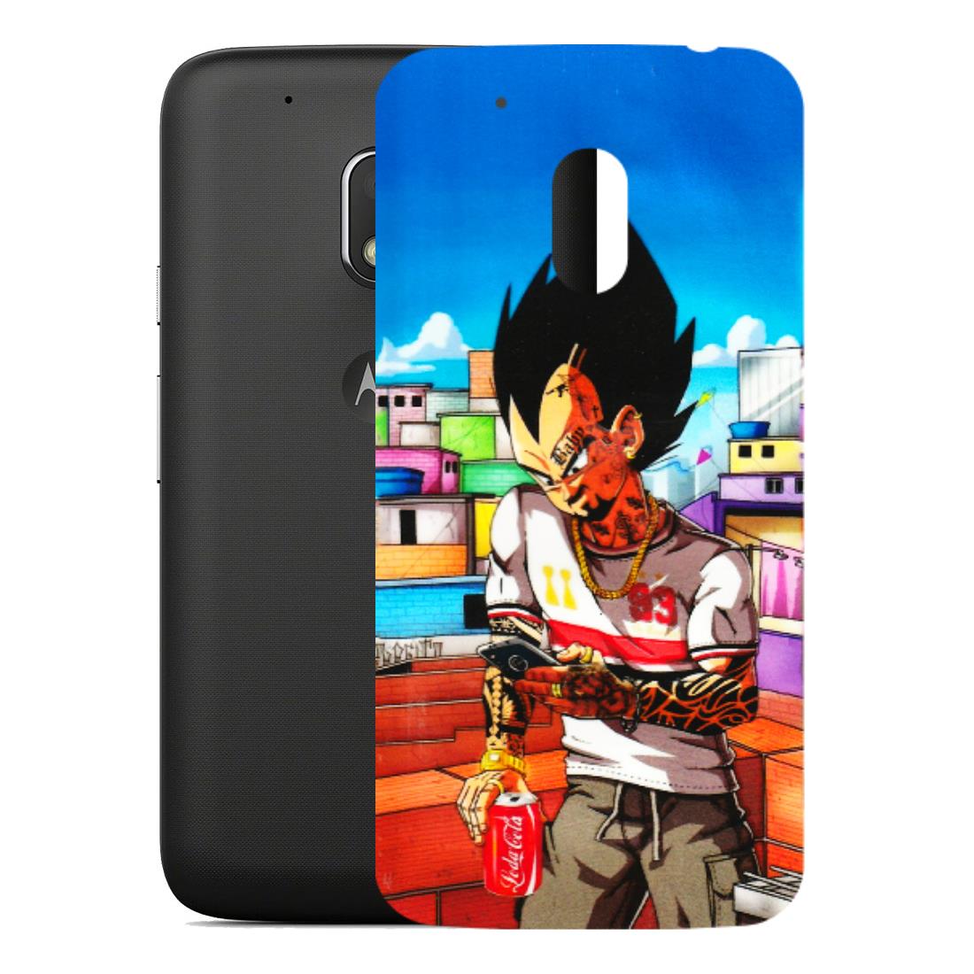 Motorola Phone Skins (All Models) - Vegeta - 3D Embossed Finish (L-136) Motorola Moto G4 Play