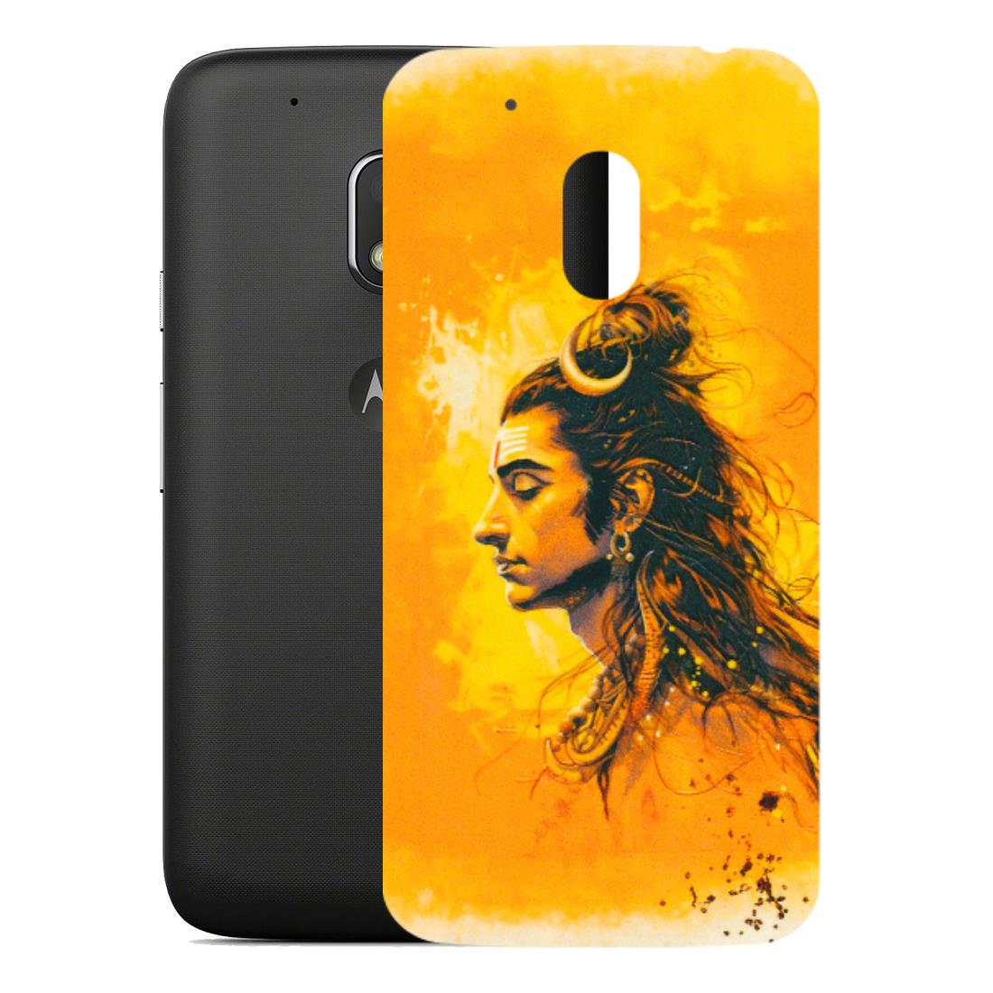 Motorola Phone Skins (All Models) - Shiv Shakti - 3D Embossed Finish (L-14) Motorola Moto G4 Play