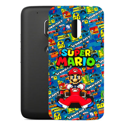 Motorola Phone Skins (All Models) - Super Mario Kart - 3D Embossed Finish (L-140) Motorola Moto G4 Play