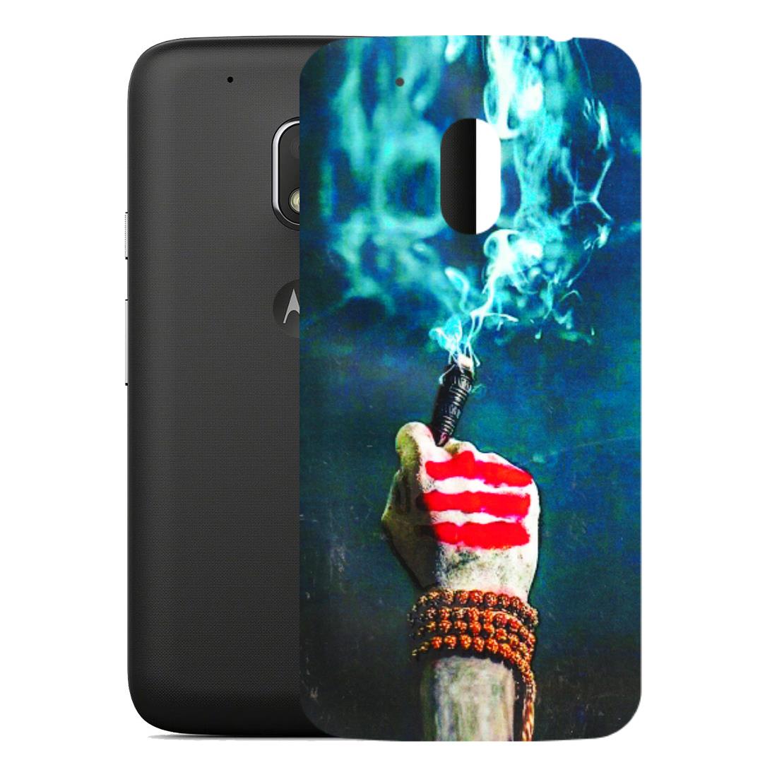 Motorola Phone Skins (All Models) - Mahadev Bhakt - 3D Embossed Finish (L-146) Motorola Moto G4 Play