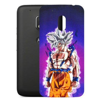 Motorola Phone Skins (All Models) - Goku Purple Anime - 3D Embossed Finish (L-147) Motorola Moto G4 Play