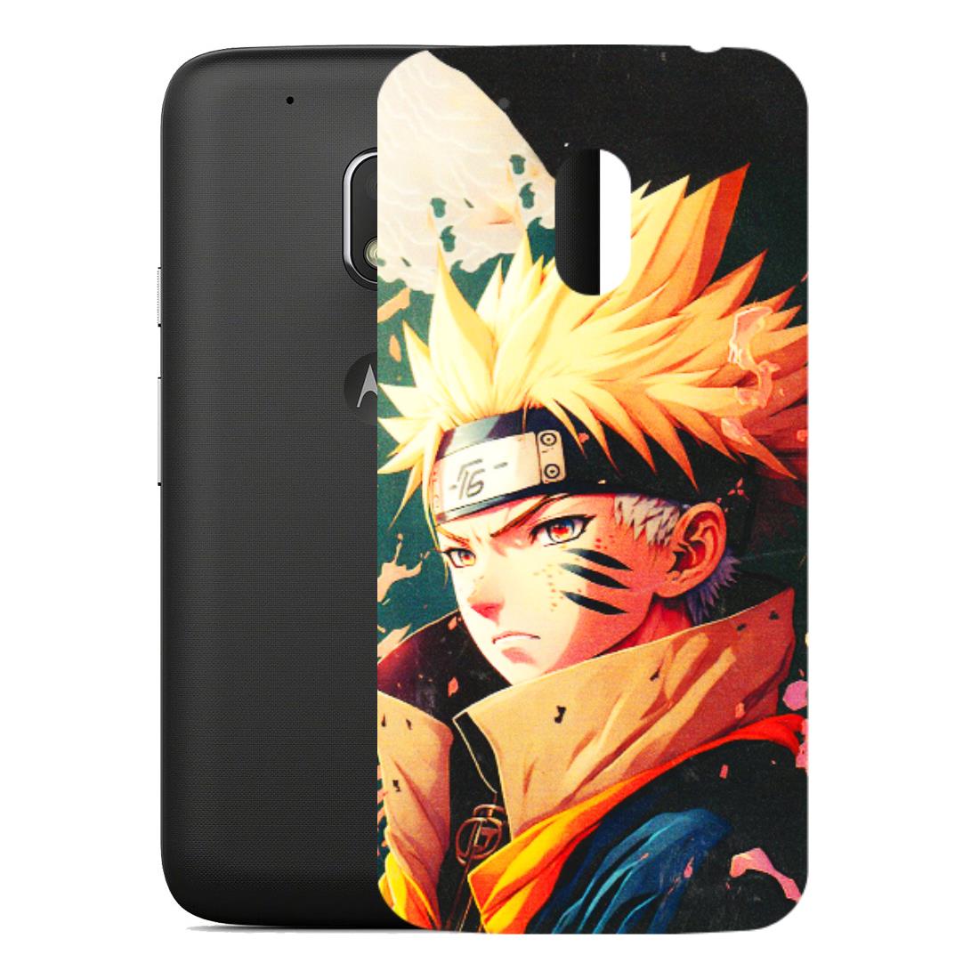 Motorola Phone Skins (All Models) - New Naruto - 3D Embossed Finish (L-148) Motorola Moto G4 Play
