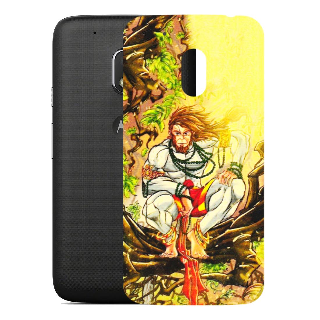 Motorola Phone Skins (All Models) - Lord Hanuman - 3D Embossed Finish (L-152) Motorola Moto G4 Play
