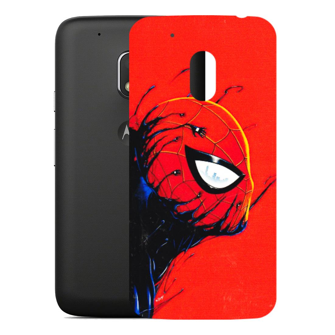 Motorola Phone Skins (All Models) - Spiderman Face Venom - 3D Embossed Finish (L-165) Motorola Moto G4 Play