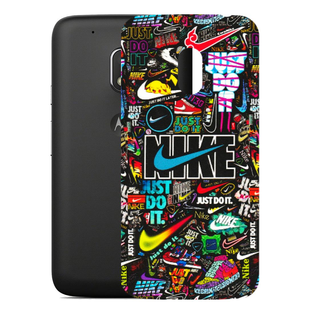 Motorola Phone Skins (All Models) - Just Do It Doodles - 3D Embossed Finish (L-166) Motorola Moto G4 Play
