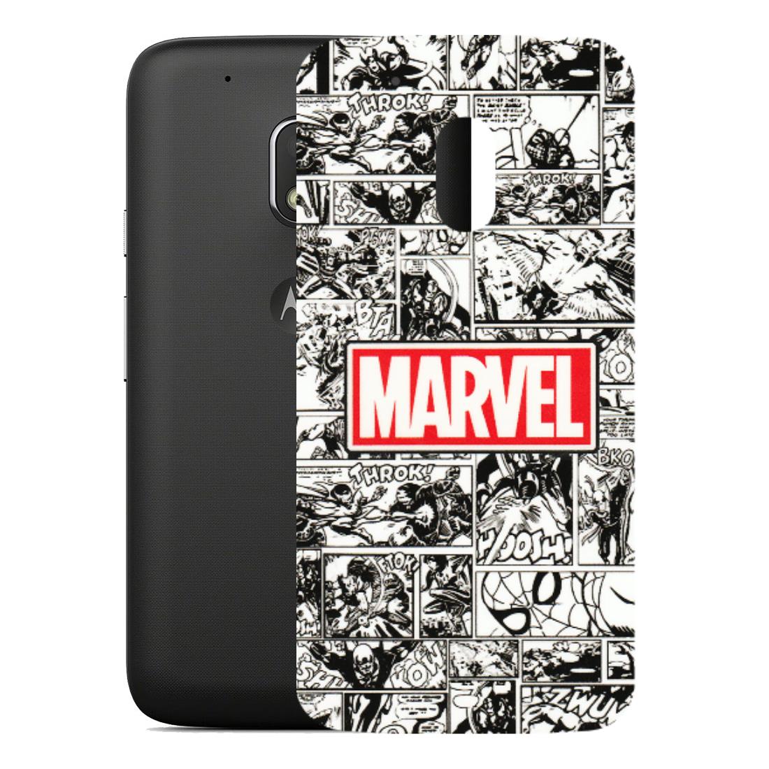 Motorola Phone Skins (All Models) - Marvel Comic - 3D Embossed Finish (L-171) Motorola Moto G4 Play