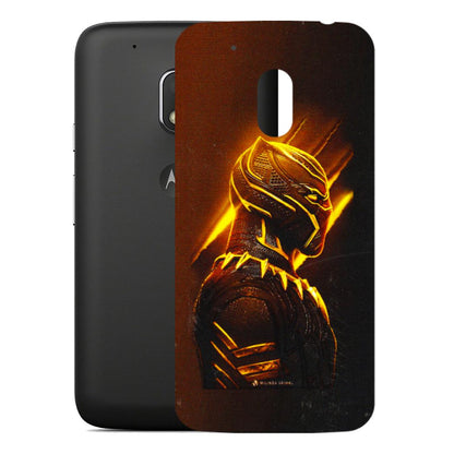 Motorola Phone Skins (All Models) - Gold Black Panther - 3D Embossed Finish (L-181) Motorola Moto G4 Play