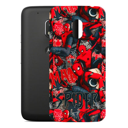 Motorola Phone Skins (All Models) - SpiderMan Cool - 3D Embossed Finish (L-188) Motorola Moto G4 Play