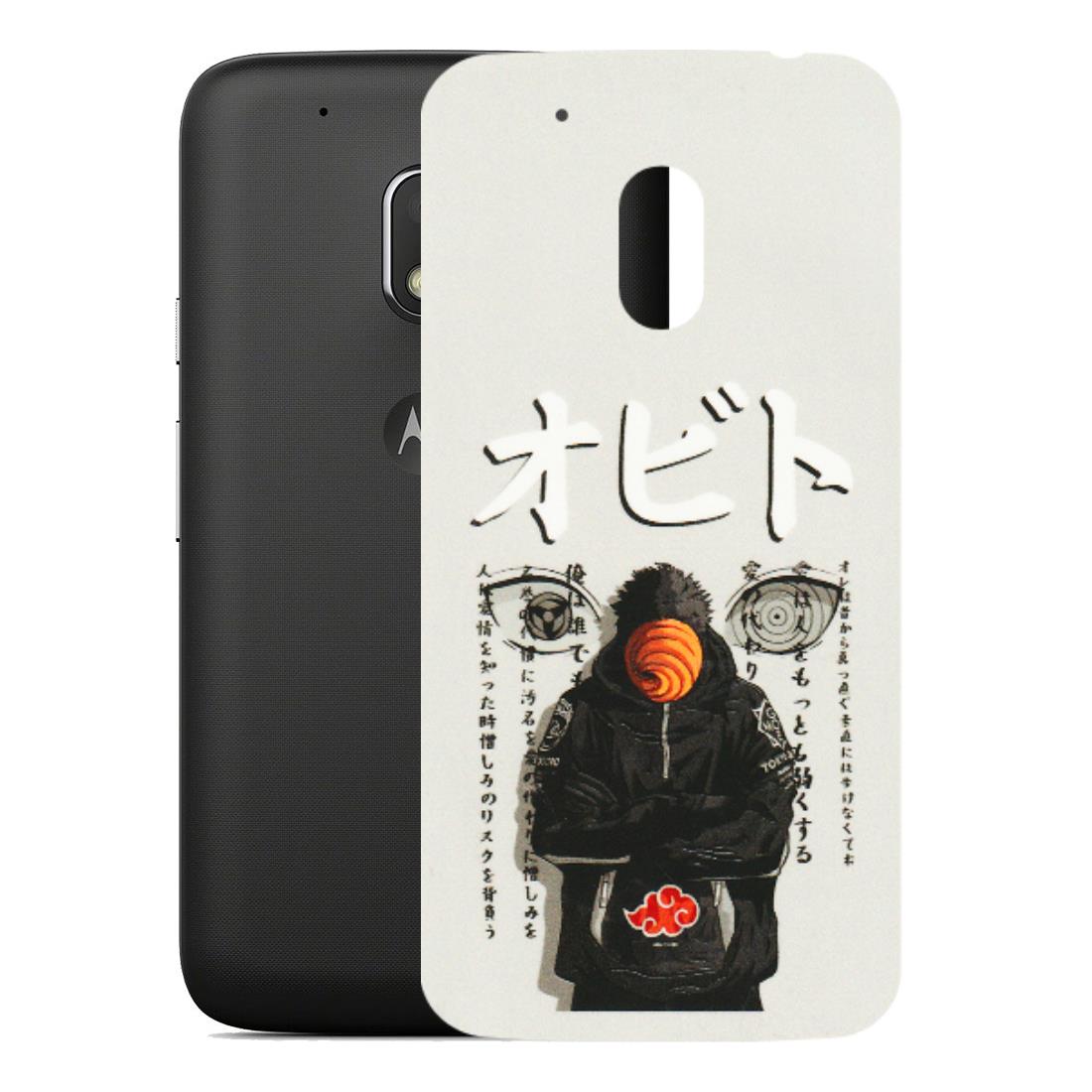 Motorola Phone Skins (All Models) - Obito Anime Eye - 3D Embossed Finish (L-19) Motorola Moto G4 Play