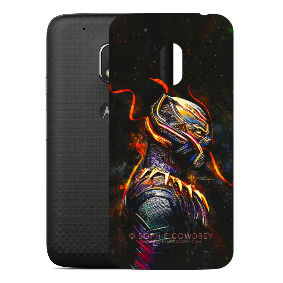 Motorola Phone Skins (All Models) - Black Panther - 3D Embossed Finish (L-190) Motorola Moto G4 Play