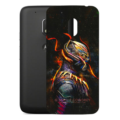 Motorola Phone Skins (All Models) - Black Panther - 3D Embossed Finish (L-190) Motorola Moto G4 Play