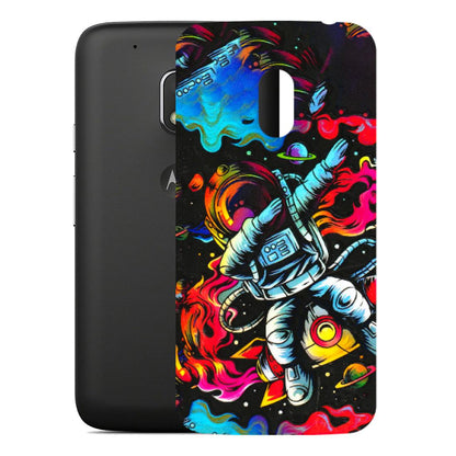 Motorola Phone Skins (All Models) - Astronaut Dope - 3D Embossed Finish (L-191) Motorola Moto G4 Play