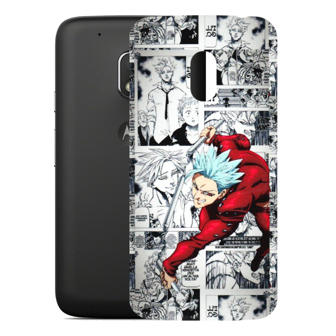 Motorola Phone Skins (All Models) - Anime Comic - 3D Embossed Finish (L-192) Motorola Moto G4 Play
