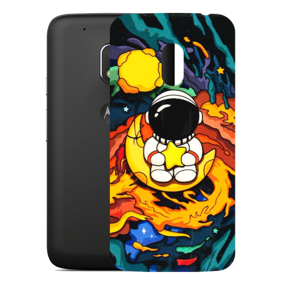 Motorola Phone Skins (All Models) - Baby Astronaut - 3D Embossed Finish (L-197) Motorola Moto G4 Play