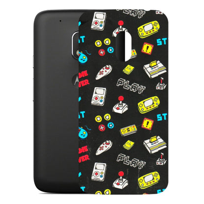 Motorola Phone Skins (All Models) - Gaming Doodles - 3D Embossed Finish (L-224) Motorola Moto G4 Play