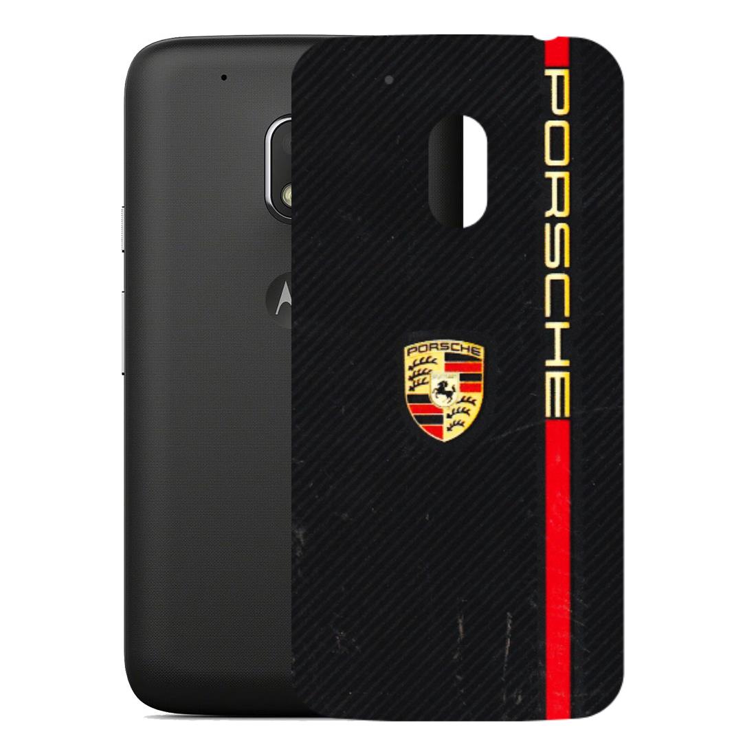 Motorola Phone Skins (All Models) - Premium Porsche - 3D Embossed Finish (L-225) Motorola Moto G4 Play