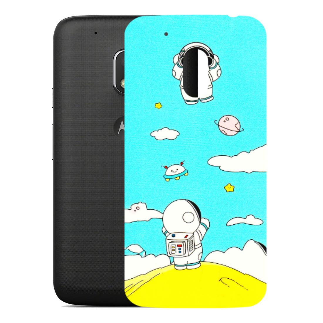 Motorola Phone Skins (All Models) - Blue Skies Astro Float - 3D Embossed Finish (L-230) Motorola Moto G4 Play