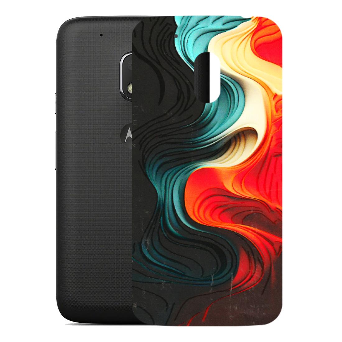 Motorola Phone Skins (All Models) - The Silky Swirl - 3D Embossed Finish (L-240) Motorola Moto G4 Play