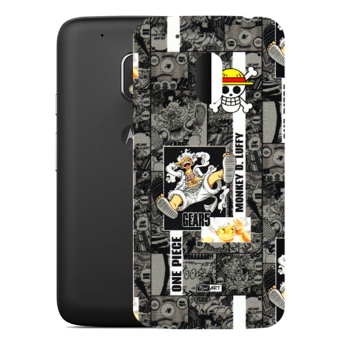 Motorola Phone Skins (All Models) - Cuffy Anime MonkeyCamic - 3D Embossed Finish (L-242) Motorola Moto G4 Play