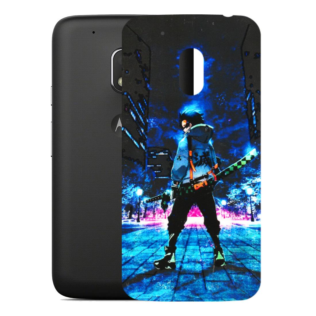 Motorola Phone Skins (All Models) - Demon Slayer Sword - 3D Embossed Finish (L-247) Motorola Moto G4 Play