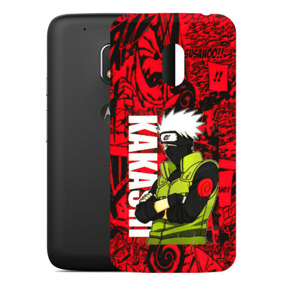 Motorola Phone Skins (All Models) - Kakashi Red Anime - 3D Embossed Finish (L-251) Motorola Moto G4 Play