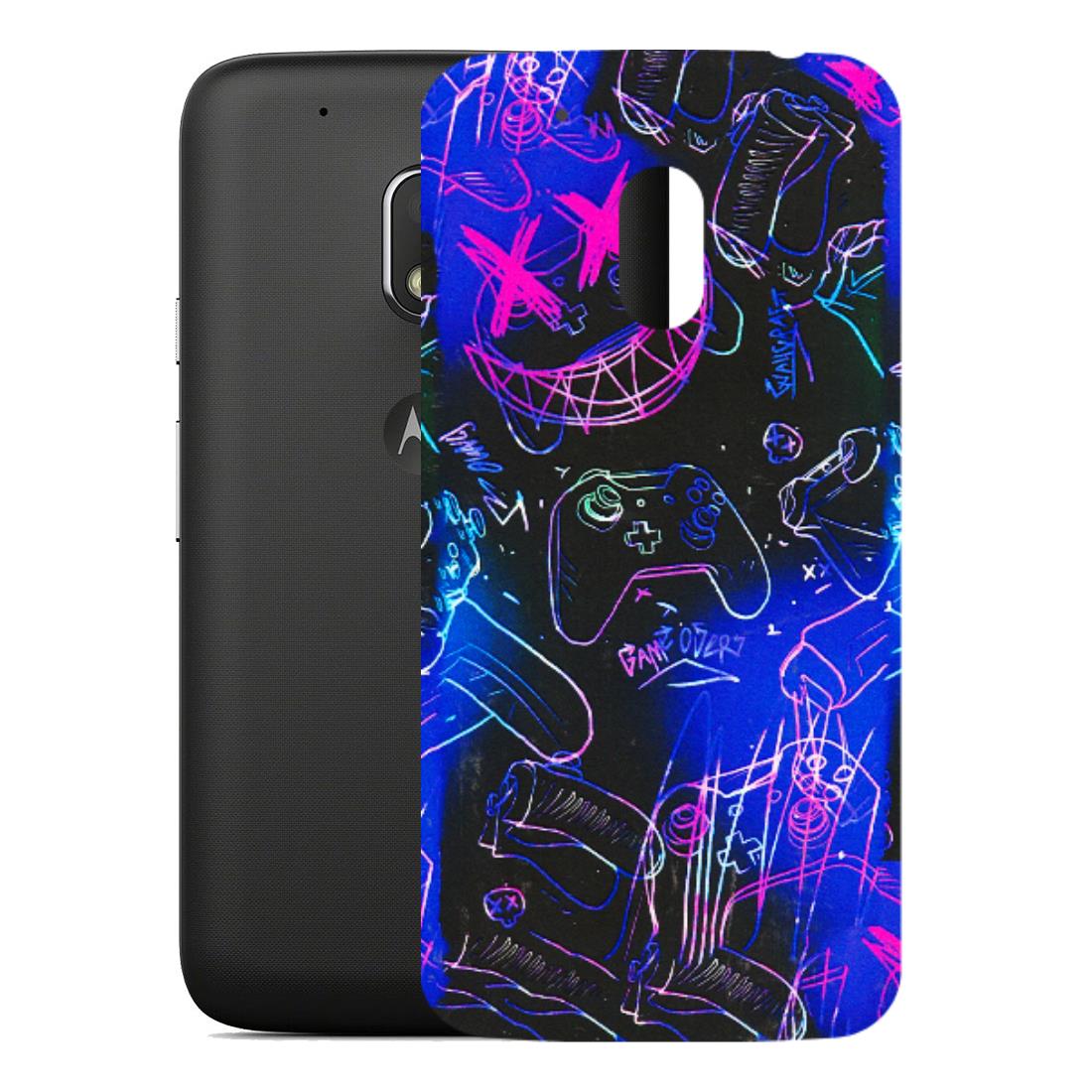 Motorola Phone Skins (All Models) - Gamers Paradise - 3D Embossed Finish (L-258) Motorola Moto G4 Play