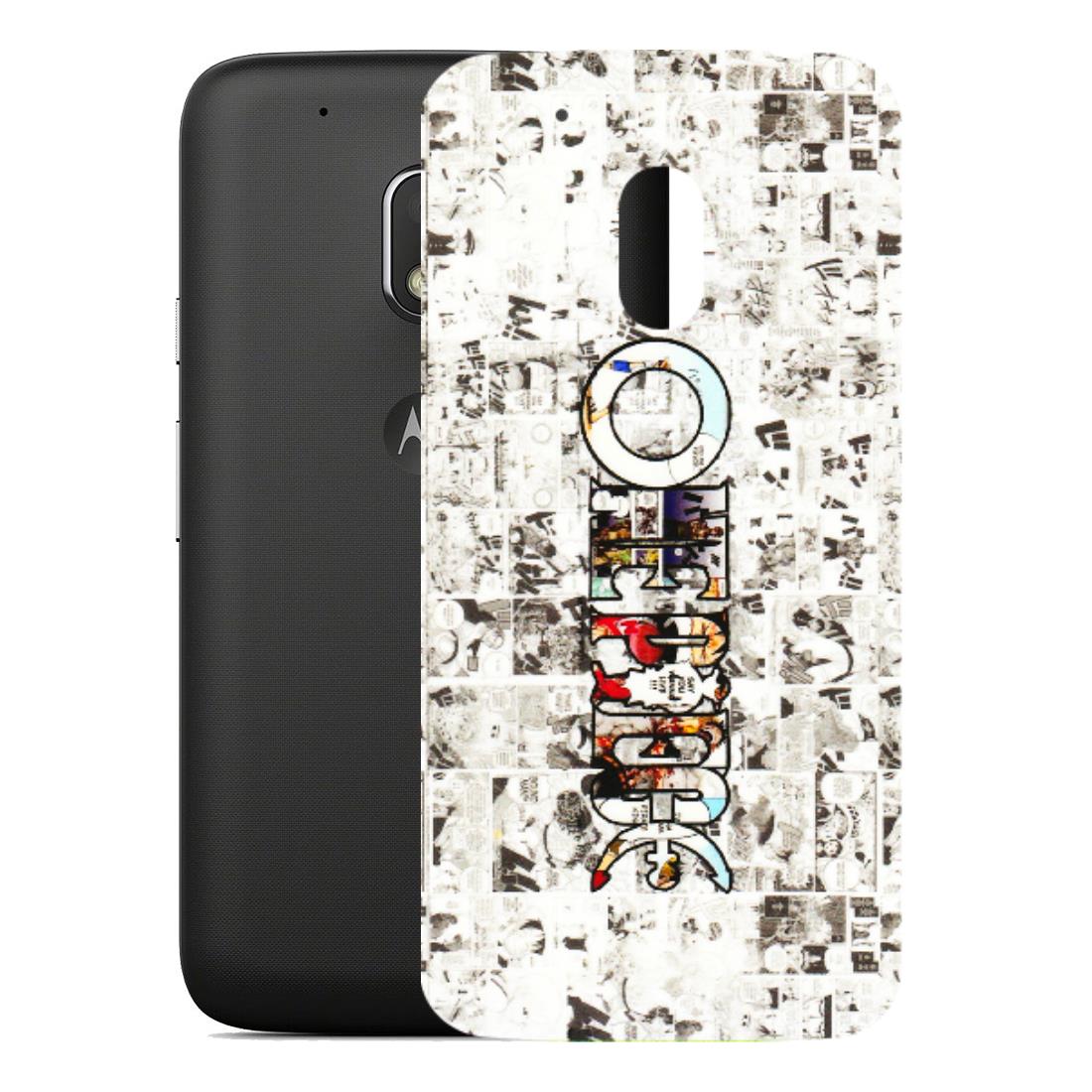 Motorola Phone Skins (All Models) - One Piece Manga - 3D Embossed Finish (L-26) Motorola Moto G4 Play