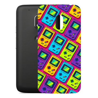Motorola Phone Skins (All Models) - Gameboy Colourful - 3D Embossed Finish (L-266) Motorola Moto G4 Play