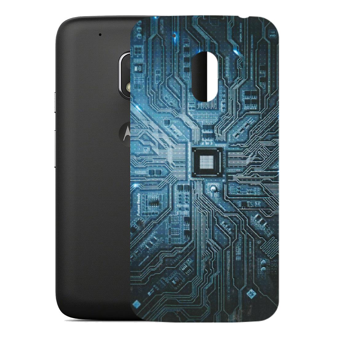 Motorola Phone Skins (All Models) - Original Circuit - 3D Embossed Finish (L-267) Motorola Moto G4 Play