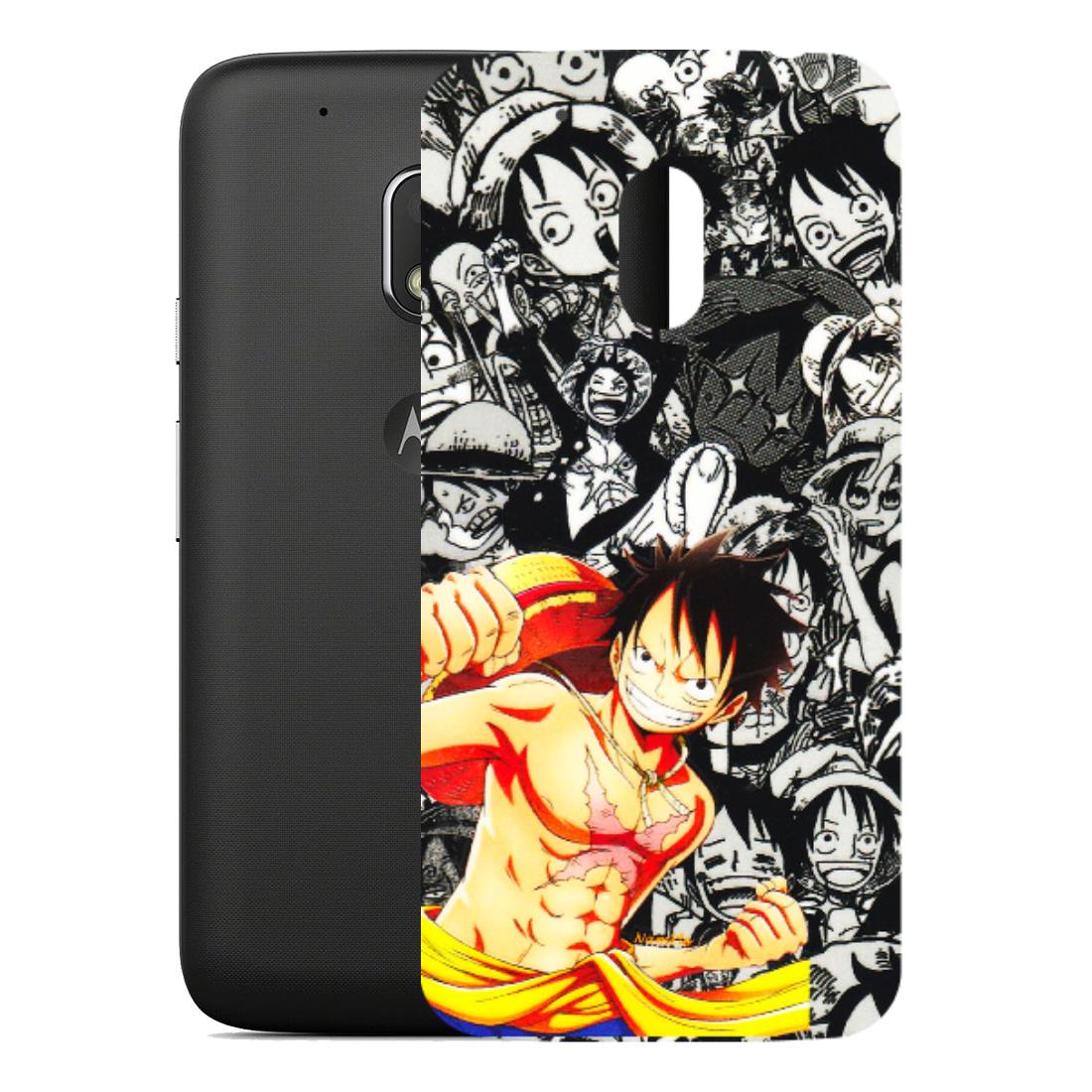 Motorola Phone Skins (All Models) - Anime Comics Games Doodles - 3D Embossed Finish (L-27) Motorola Moto G4 Play