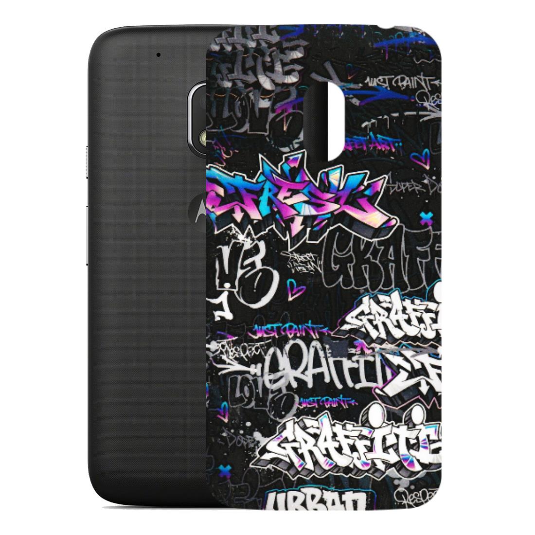 Motorola Phone Skins (All Models) - Graffiti Killer - 3D Embossed Finish (L-274) Motorola Moto G4 Play